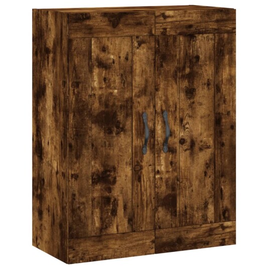 Highboard røkt eik 69,5x34x180 cm konstruert tre Highboard røkt eik 69,5x34x180 cm konstruert tre