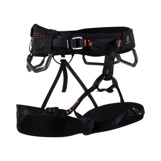 Mammut Comfort Fast Adjust Harness Men Black-safety Orange M Mammut Comfort Fast Adjust Harness Men Black-safety Orange M