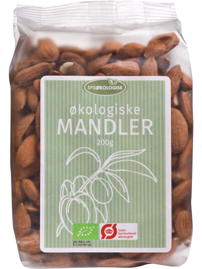 Spis Økologisk Mandler Ø Spis Økologisk 200g