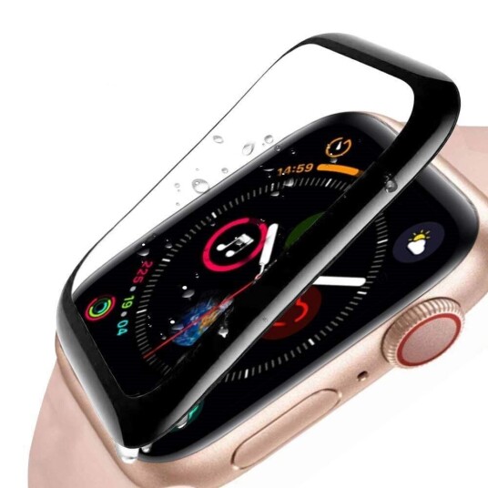 INCOVER Apple Watch Series SE/6/5/4 (44mm) - Full-Fit - Skjermbeskytter - Svart