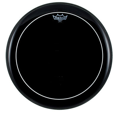 Remo 18"" Pinstripe Ebony Remo 18"" Pinstripe Ebony