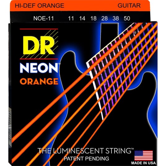 Dr Strings Noe11 Neon Oransje 011-050 Heavy