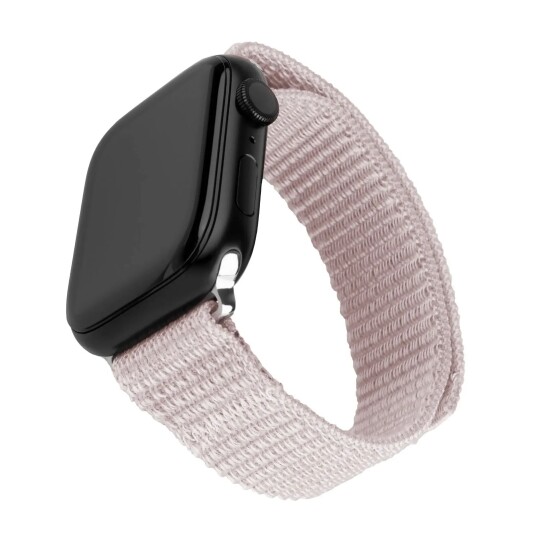 Apple Watch (42/44/SE/45) Fixed Nylonreim - Rose Gold