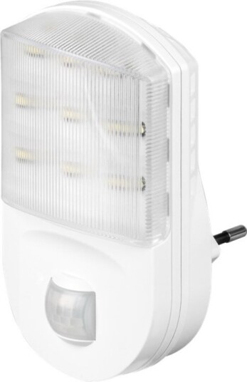Goobay LED-nattljus med rörelsedetektor kallvit, 120° detektion, 5 m räckvidd, för inomhusbruk (IP20) Goobay LED-nattljus med rörelsedetektor kallvit, 120° detektion, 5 m räckvidd, för inomhusbruk (IP20)