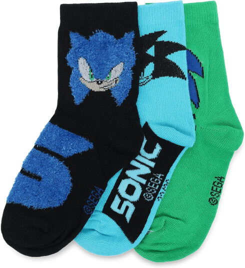 Sonic Socks   Multi/patterned   23/26
