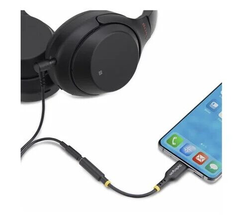 StarTech.com USB-C Audio Adapter to 3.5mm TRRS Jack Headphone Aux Dongle - USB-C to headphone jack adapter - 12.7 cm StarTech.com USB-C Audio Adapter to 3.5mm TRRS Jack Headphone Aux Dongle - USB-C to headphone jack adapter - 12.7 cm