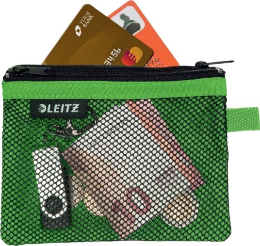 Leitz T Skjorte Med Glidelås Med To Romleitz Wow Størrelse S Grønn 40110054