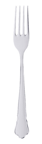 Gense Chippendale matgaffel sølv 20,1 cm Gense Chippendale matgaffel sølv 20,1 cm
