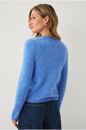 Ellos Collection Strikket cardigan Blå