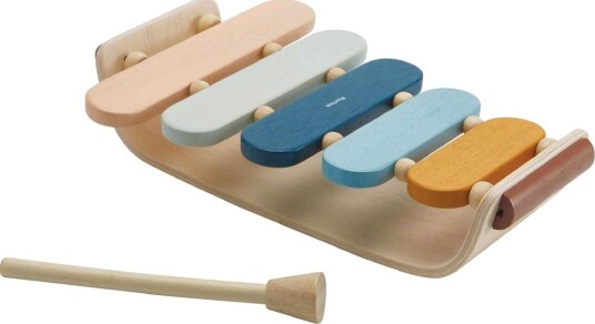 PlanToys PT-6441 Oval Xylofon For Barn 12+Måneder PlanToys PT-6441 Oval Xylofon For Barn 12+Måneder