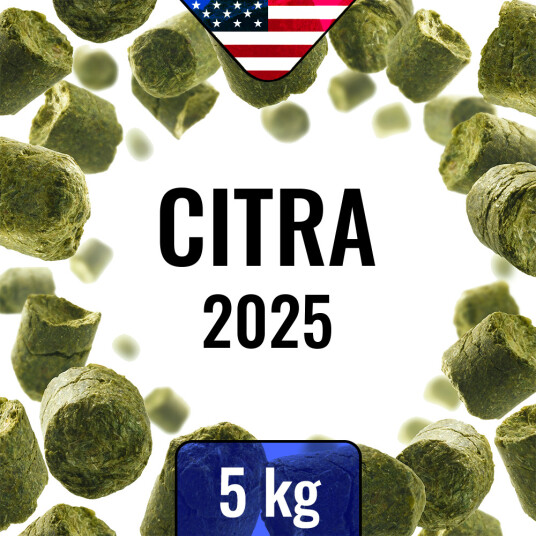 Humle Citra 2024 5 kg 13,9% Alfasyre Humle Citra 2024 5 kg 13,9% Alfasyre