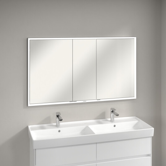 VILLEROY & BOCH MY VIEW NOW SPEILSKAP INNBYGGING 130X75 M/ SENSOR & LYS