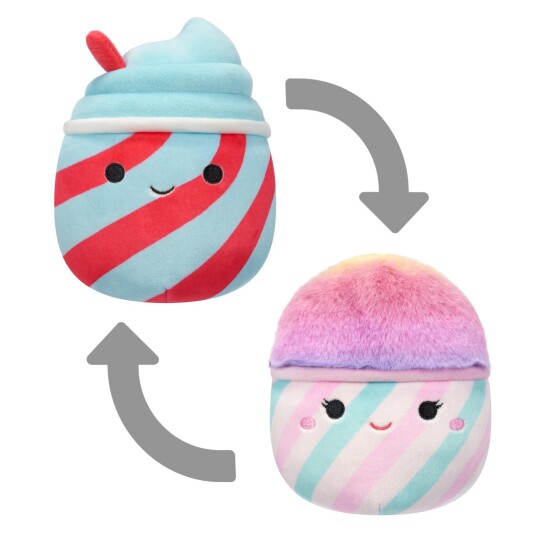 Squishmallows 13 cm P18 Plush Flip A Mallows Tucker and Bevin