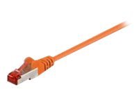 MicroConnect - Nettverkskabel - RJ-45 (hann) til RJ-45 (hann) - 1.5 m - 5.6 mm - foliebelagt uskjermet tvinnet kabelpar (F/UTP) - CAT 6 - rund, uten hindringer, flertrådet - oransje