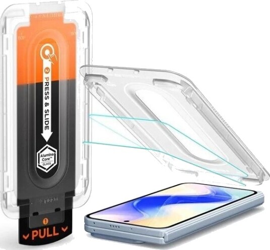 Spigen Glass tR EZ Fit Pro 2 Pack transparency   Google Pixel 10 Pro Fold