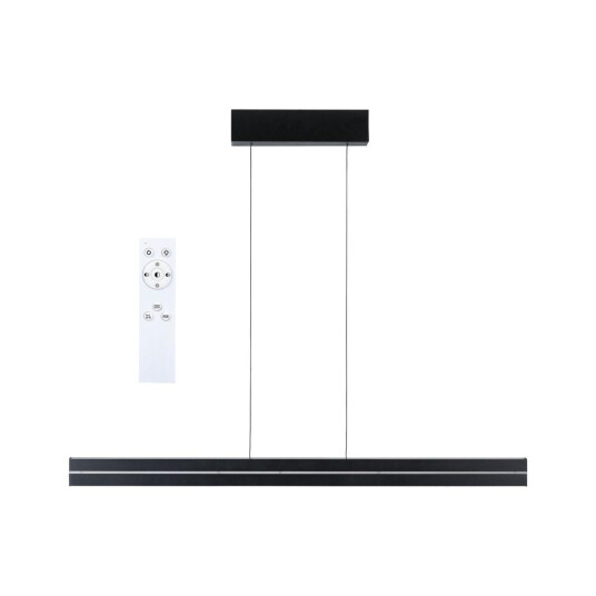 Raiko takpendel 19/6W 2700 6500 Kelvin RGB med fjernkontroll   Svart