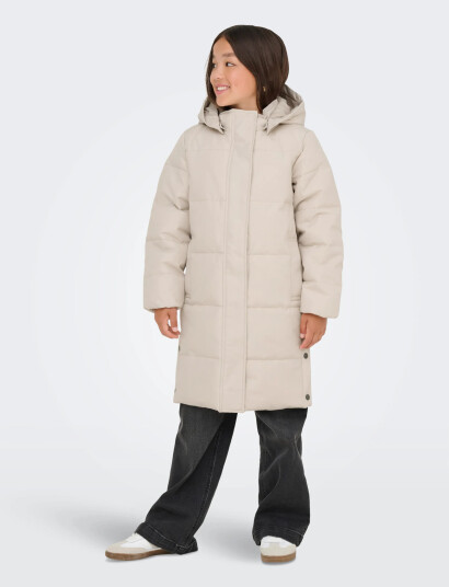 Kids Only Kogirene Life Puffer Coat Otw Noos - Cream - 164