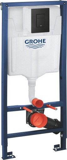GROHE SOLIDO 3IN1 SISTERNE M/MATT SORT TRYKKPLATE 113CM