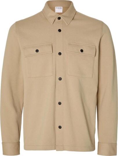 Selected Slhjackie Sweat Jacket Noos - Beige - XL