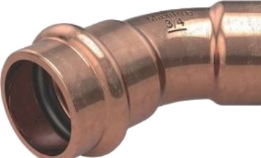 Maxipro Bøjning 45 1 3/8"" Kobberpress 48 Bar Pose Á 2 Stk Indvendig Indvendig