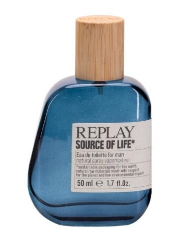 Replay Source Of Life Man Eau de Toilette 50ml - Energisk Duft for Menn