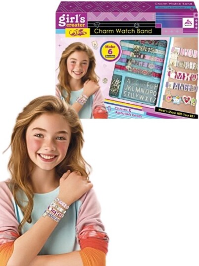 Girls Creator Smykkepakke lag 6 armbånd med anheng