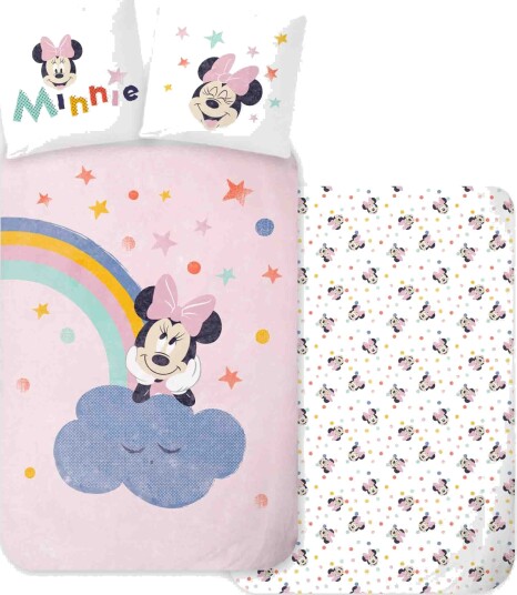 Minnie Mouse Bed Linen Senior Minnie 3394 140X200 60X63 Cm Pink 140X200.60X63CM Minnie Mouse Bed Linen Senior Minnie 3394 140X200 60X63 Cm Pink 140X200.60X63CM