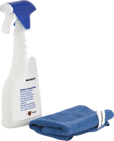 Geberit 500ml Spray Rengjøringsmiddel for Baderom med Klut