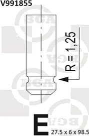 BGA V991855 Innløpsventil