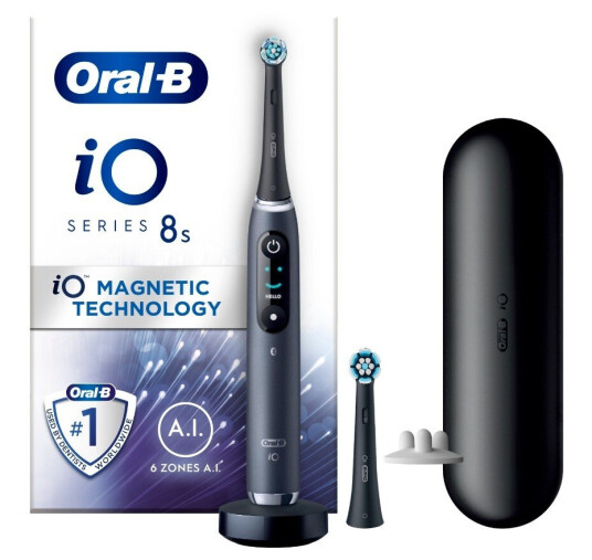 Oral-B iO 8s elektrisk tannbørste 387125 (black onyx)
