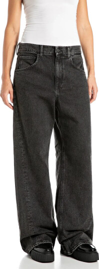 Replay Narja Trousers Baggy - Grey - 29 x 28 Replay Narja Trousers Baggy - Grey - 29 x 28