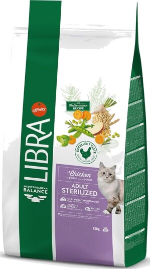 Affinity Libra Tørrfôr Adult Sterilized Kylling 12 kg