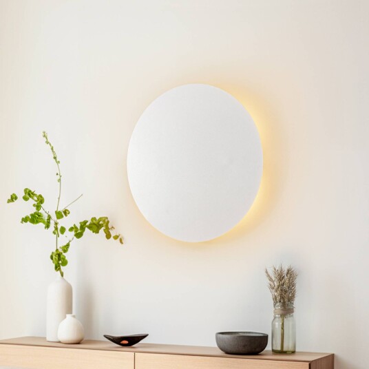 TK Lighting Lunia New vegglampe hvit Ø 40 cm