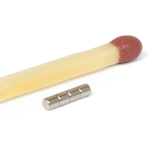 Mini stav-magnet Ø 1,5 x 1,5 mm Supermagneter til lave priser