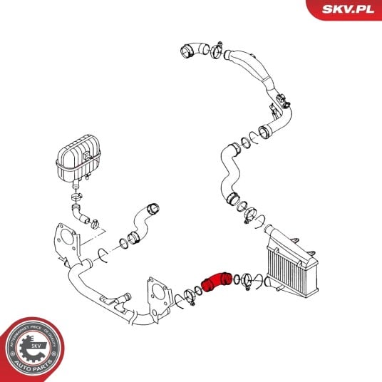 ESEN SKV 24SKV025 Ladeluftslange