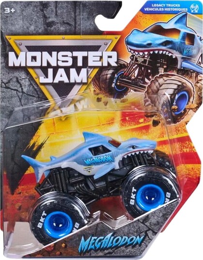 Monster Jam 1:64 Megalodon Blue One Size