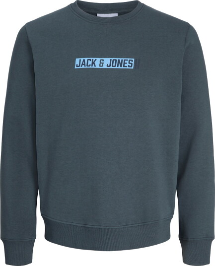 Jack & Jones Collegegenser JjMunk Turbulens Jack & Jones 10 år (140) Collegegenser Grå Lyseblå