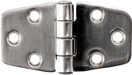 Hengsel syrefast 74 x 38 mm - std. - bulk