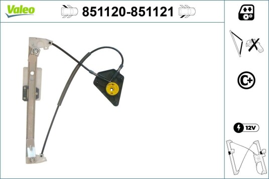 Vindusheis VALEO 851121