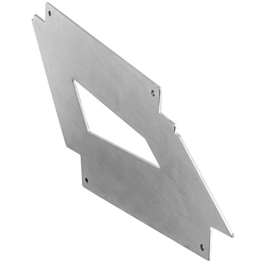 VEGA Mellomlegg Badou 2-pakk; 44.2x0.3x18.1 cm (LxBxH); Sølvfarge; 2 Stykk / Forpakning