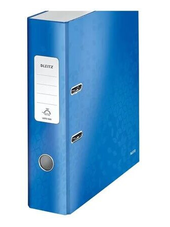 Leitz Brevordner 180 WOW Laminert kartong A4/80mm Bl Leitz Brevordner 180 WOW Laminert kartong A4/80mm Bl