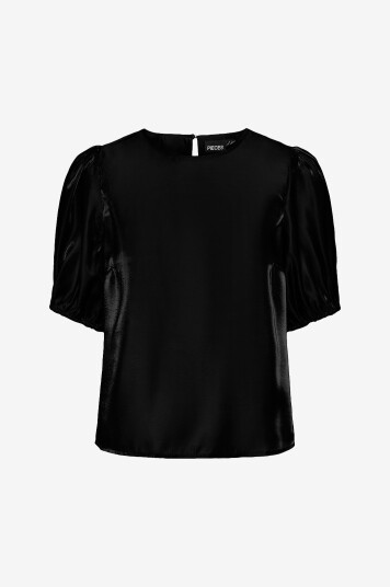 Pieces Topp pcRomy SS Top BC Svart