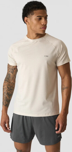 ICIW Training Mesh T Shirt Beige S