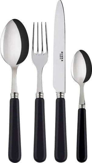 Sabre Paris Bestikksett Pop 4 Pieces Svart