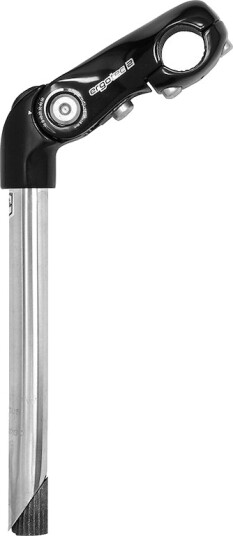 Ergotec Kobra Vario Tu styrestamme/frempinne Ø25,4/25,4 mm 300 mm lang safety level 2 sort/sølv