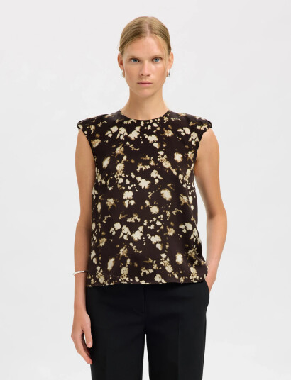 Selected Slfaronia Sl Top Ex   Brown   40