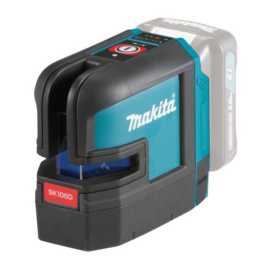 Makita Kryss- Og Punktlaser Cxt® Rød 12v Max, 25 M, Rød