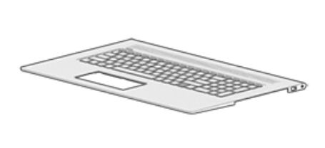 HP Top Cover W Kb Sp