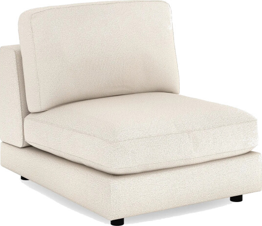 Arken 1 seters Midtmodul i Stoff 90 cm bred Beige