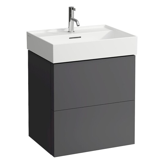 Laufen Kartell Servantskap med 2 skuffer 580x600 mm Skifergrå